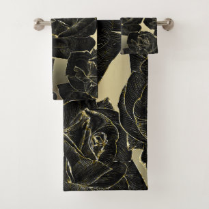 Chic chic élégant fascinant d'or et de rose de