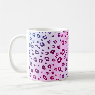 Chic chic leopard design personnalisé tasse à café