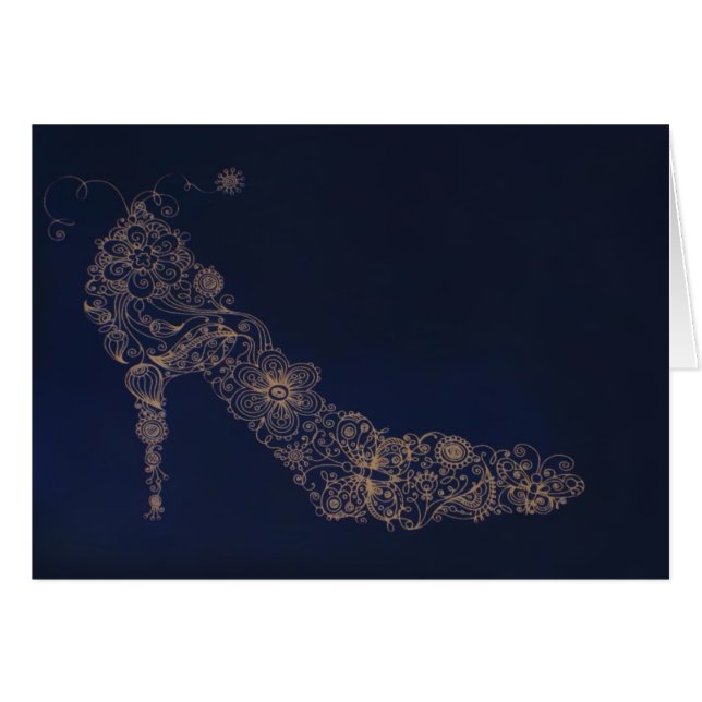 Chic Chic Shoe - Carte (Devant Horizontal)