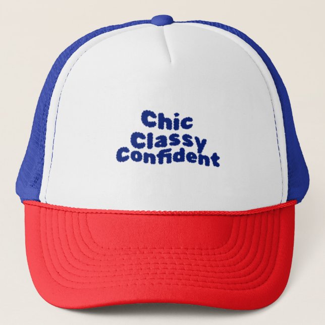 ✨ Chic Classy casquette Confiant Design & Tendance (Devant)