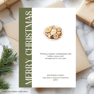 Chic Cookies de Noël Neutres Invitation Numérique 