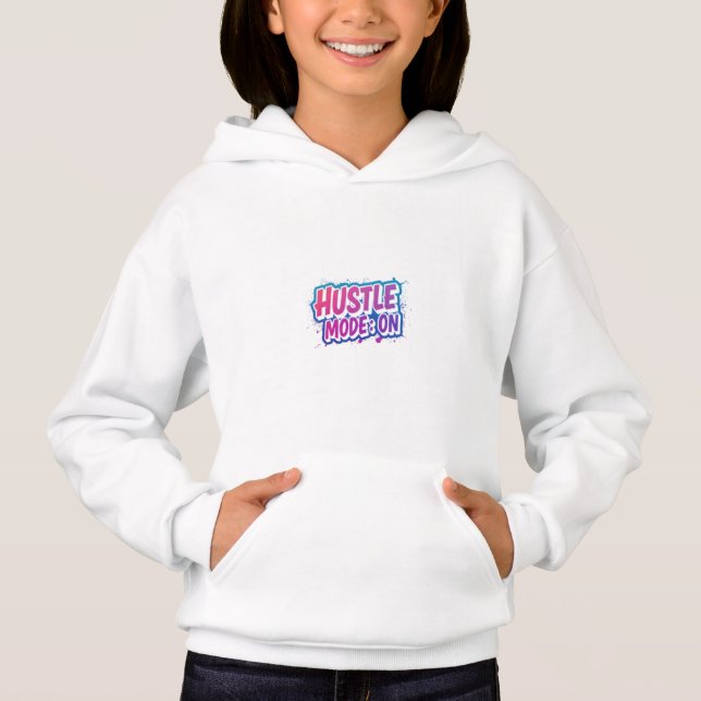 "Chic Cosy Sweat - shirt à capuche pour les filles (Devant)