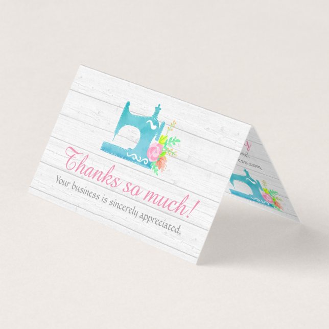 Chic Cottage délabré Couture Bois rustique Merci (Front)