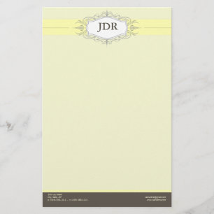Chic Déco Papeterie Customisée Jaune