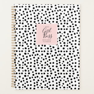 Chic Dots Blush Girl Boss Personnalisé Entreprise