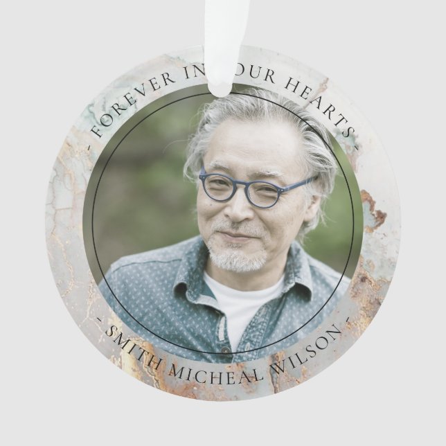 CHIC DUSKY GREY GOLD AGATE SYMPATHIE PHOTO MÉMORIA (devant)