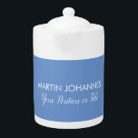 Chic élégant sobre élégant minimaliste bleu élégan<br><div class="desc">Design moderne minimaliste clair. Elles sont toutes simples,  attrayantes,  uniques.</div>