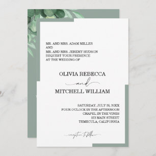 Chic Eucalyptus Mariage de verdure