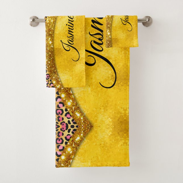 Chic faux or parties scintillant rose poster de an (En situation)