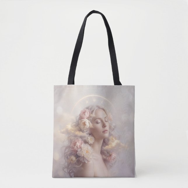 Chic Floral Tote Bag for Everyday Style (Devant)