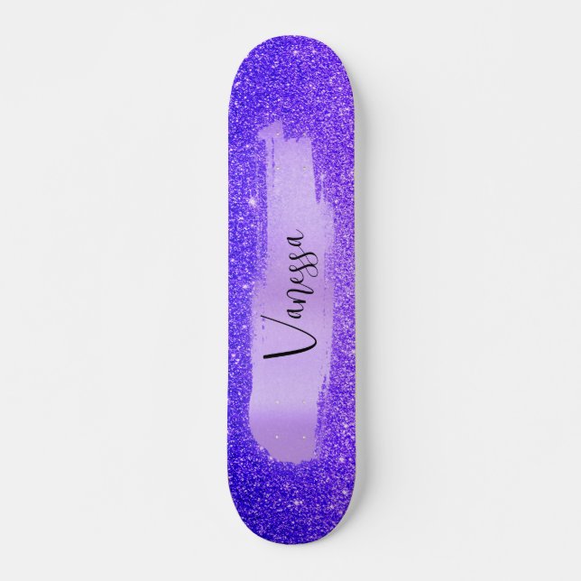 Chic Girly Parties scintillant Skateboard personna (Devant)