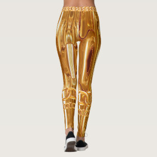 Chic Gold Drivers Élégant Pour Ses Leggings Person