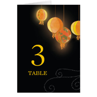 Chic Lanternes de Jardin Numéro de table Mariage