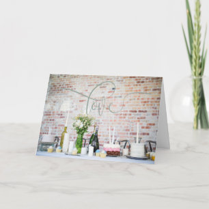 Chic Lifestyle Design Mariage / Carte Anniversaire