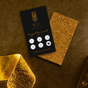 Chic Lingerie Boutique Gold Logo Carte de fidélité