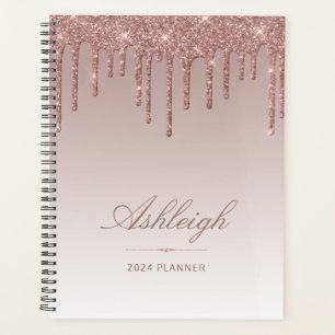 Chic Luxe Paillettes Gouttes Rose Doré 2024