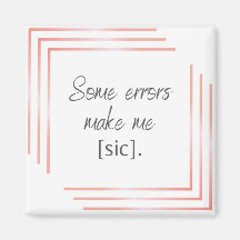 Chic Magnet pour votre amoureux de la langue préfé