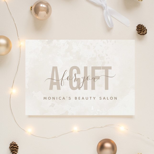 Chic Marbre crème Couleurs douces Neutre Élégant (Créateur téléchargé)