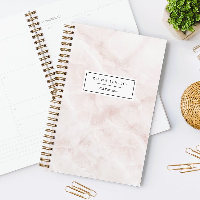 Chic marbre rose Personnalisé (Créateur téléchargé)