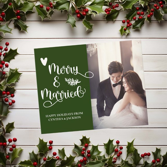 Chic Marié Mariée Photo  Budget Lettre Main (Créateur téléchargé)