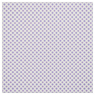 Chic Mauve sur le tissu Motif Pois blanc
