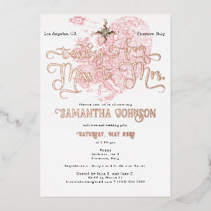 Chic Miss to Mrs ♥ Cartes de Coeur Fête des mariée