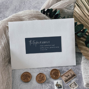 Chic moderne Étiquettes de adresse invités du ré