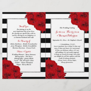 Chic Moderne Luxe Mariage Collection - Roses rouge