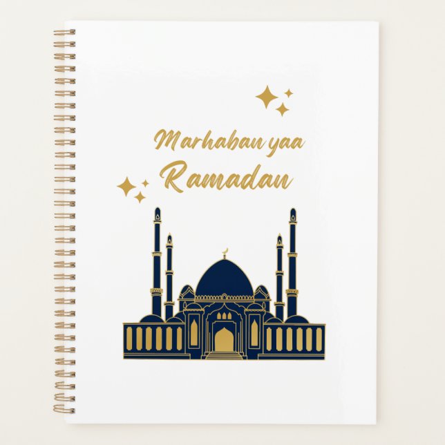 Chic Moderne Minimal Greeting de Ramadan (Devant)