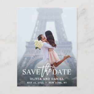 Chic & Moderne Photo de Faire-Part