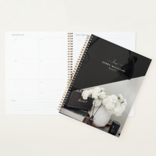 Chic Moderne Realtor Spiral Agenda Planificateur