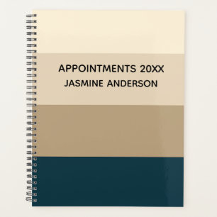 Chic Moderne Rétro vintage 2024 Hebdomadaire Mois