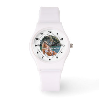 CHIC ! ✨ Montre à bracelet en silicone blanc