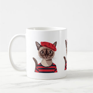 Chic Mug de chat parisien