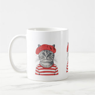 Chic Mug de chat parisien