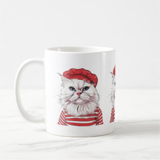 Chic Mug de chat parisien