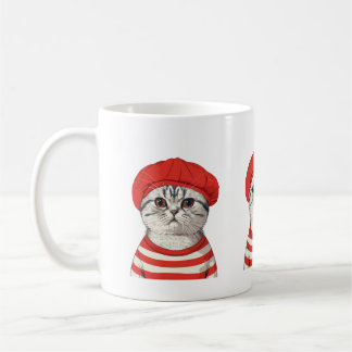 Chic Mug de chat parisien