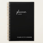 Chic noir blanc Script hebdomadaire mensuel non da<br><div class="desc">Faites les choses avec notre planificateur de script noir et blanc. Pages hebdomadaires et mensuelles pour la planification d'entreprise ou personnelle,  la fabrication des horaires et la prise de notes. Stickers inclus. Les pages sont vides,  vous pouvez donc démarrer à tout moment.</div>
