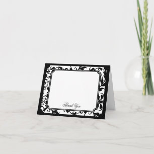 Chic noir et blanc Merci Damas