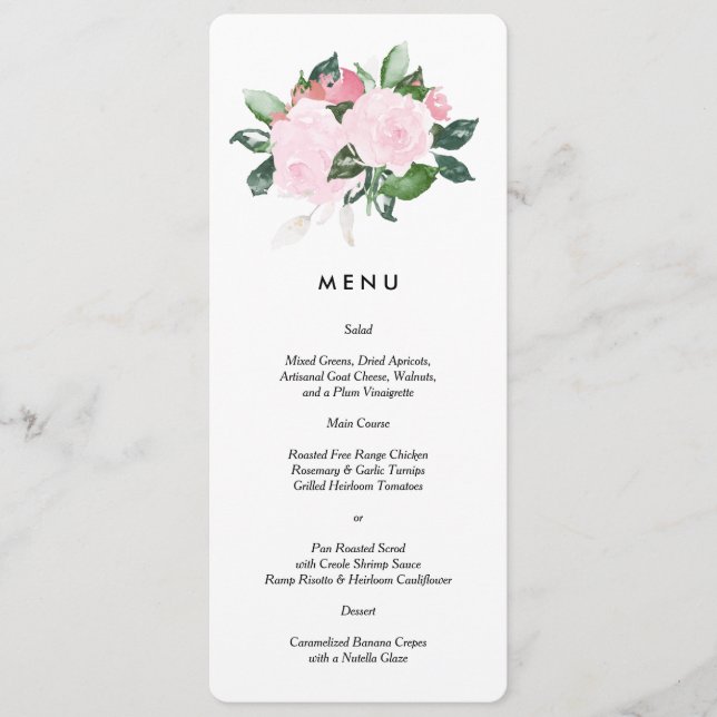 Chic romance | Menu (Devant)