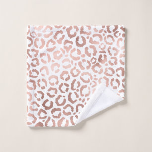 Chic Rose Gold Leopard Cheetah Poster de animal