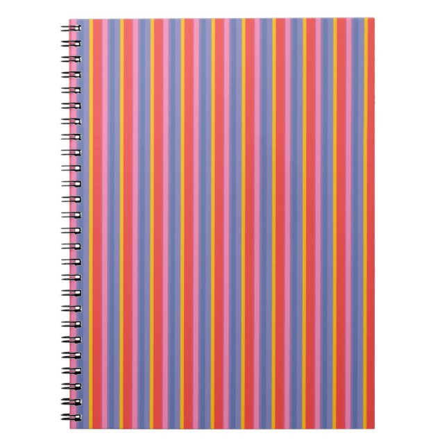 Chic rouge jaune rose Carnet spiral (Devant)
