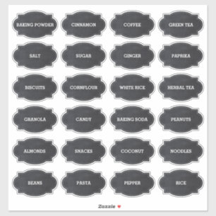 Chic Rustique Vintage Chalkboard Style Étiquette d