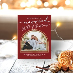 Chic Script Arch Mariage de vacances Faire-part