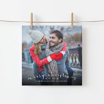 Chic Script Overlay Magnetic Christmas Photo Card<br><div class="desc">Affordable custom printed magnetic photo cards with simple templates for customization. This stylish design features a simple photo overlay design with "Merry Christmas" in a modern calligraphy script font. Personalize it with your photos, name, the year or other custom text. Use the design tools to edit the text fonts and...</div>