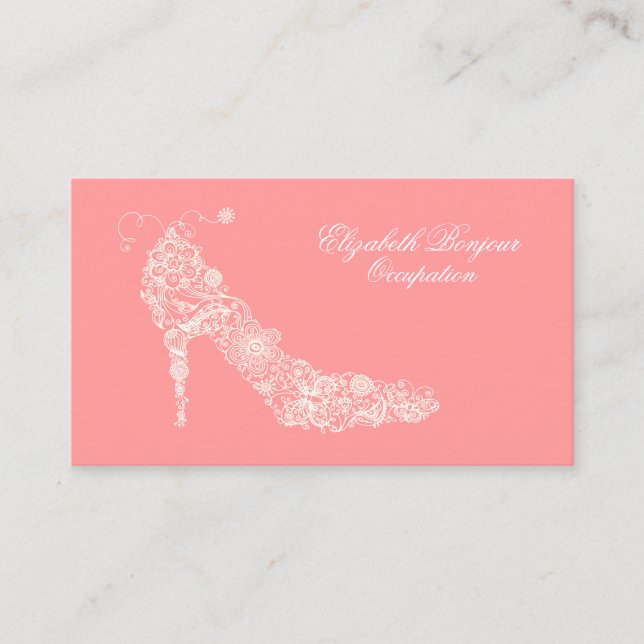 Chic Shoe ~ Carte de visite (Devant)
