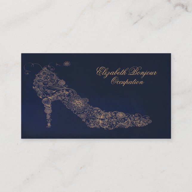 Chic Shoe ~ Carte de visite (Devant)