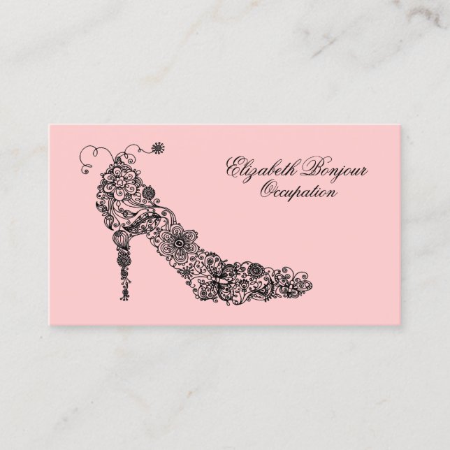 Chic Shoe ~ Carte de visite (Devant)