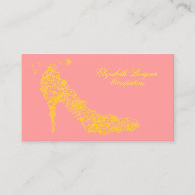 Chic Shoe ~ Carte de visite (Devant)