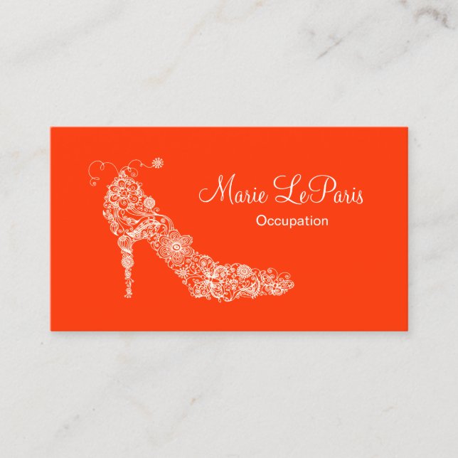 Chic Shoe ~ Carte de visite (Devant)